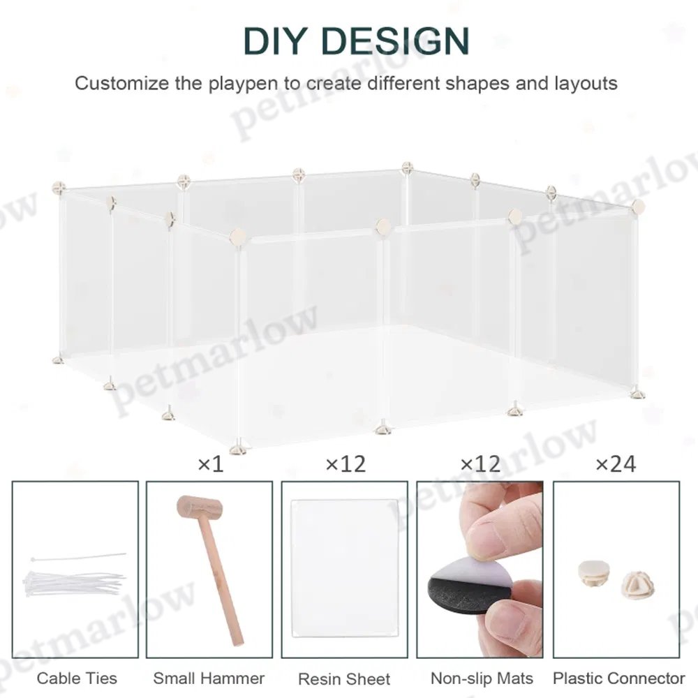 Customizable Pet Playpen for Small Animals – view 3