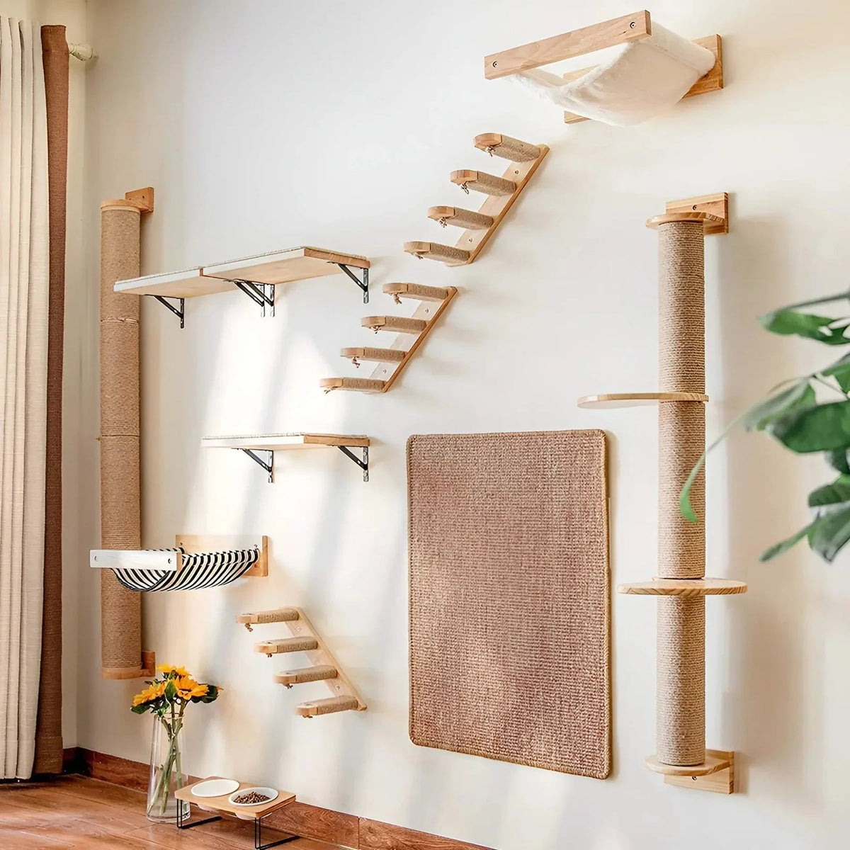 Customizable Wall Cat Tree