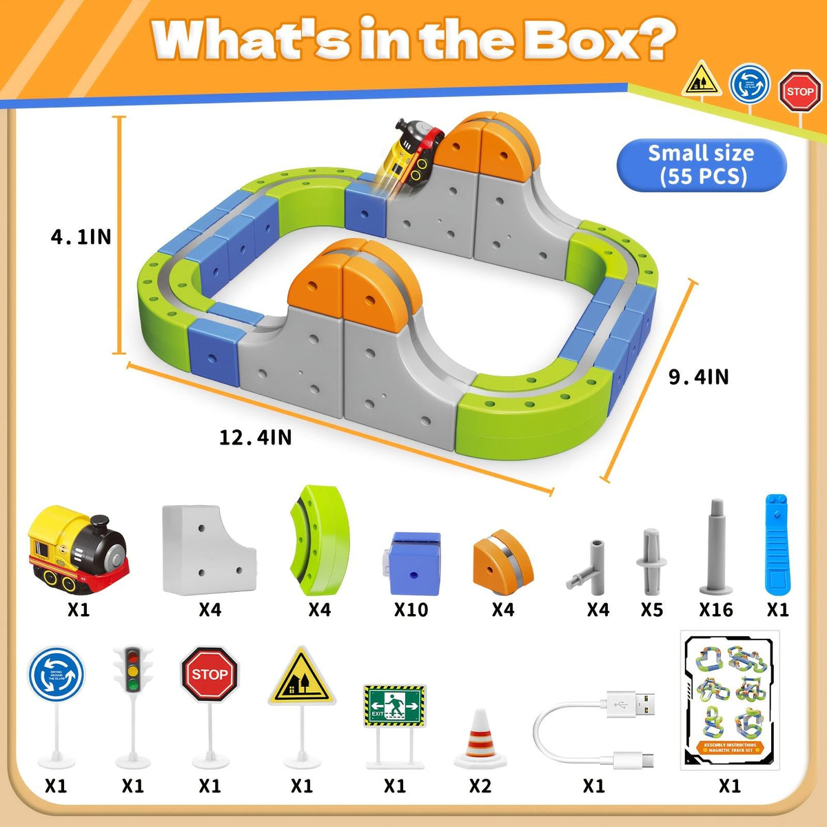 Electric Train Track Toy Set for Creative Play – view 9