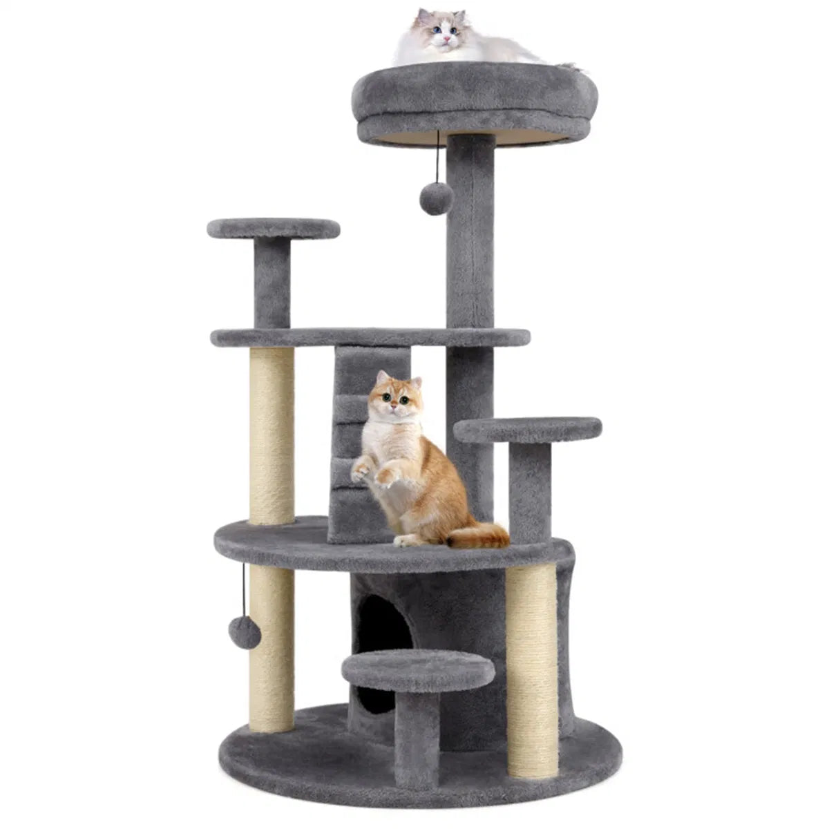 Multi-Level Cat Tree for Munchkin & Older Cats with Padded Perch – view 8