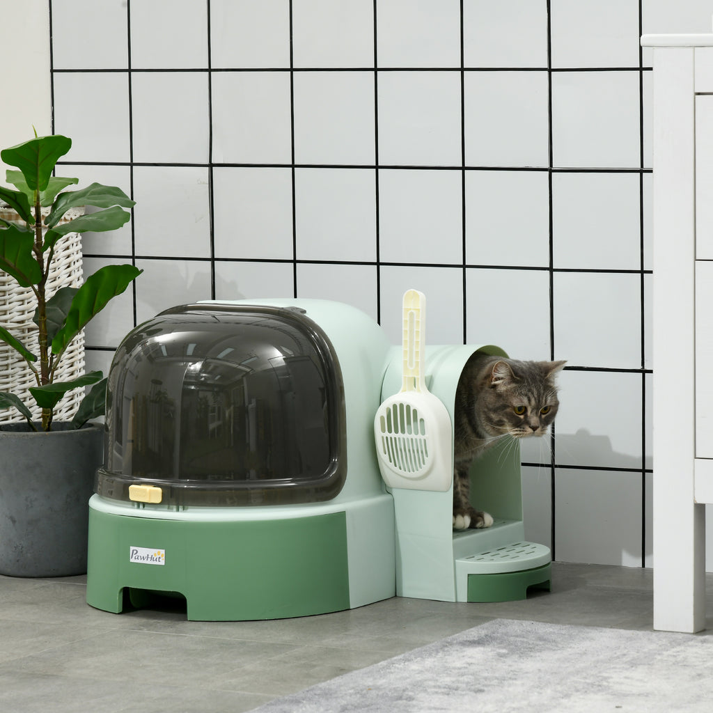 Cat Litter Box Easy to Clean with Scoop – view 8