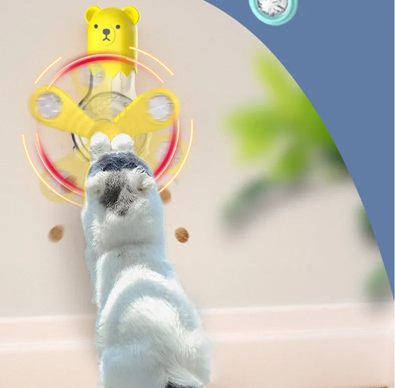 Interactive Pet Toys – Bear-Shaped Food Dispenser with Rotating Arms – view 7