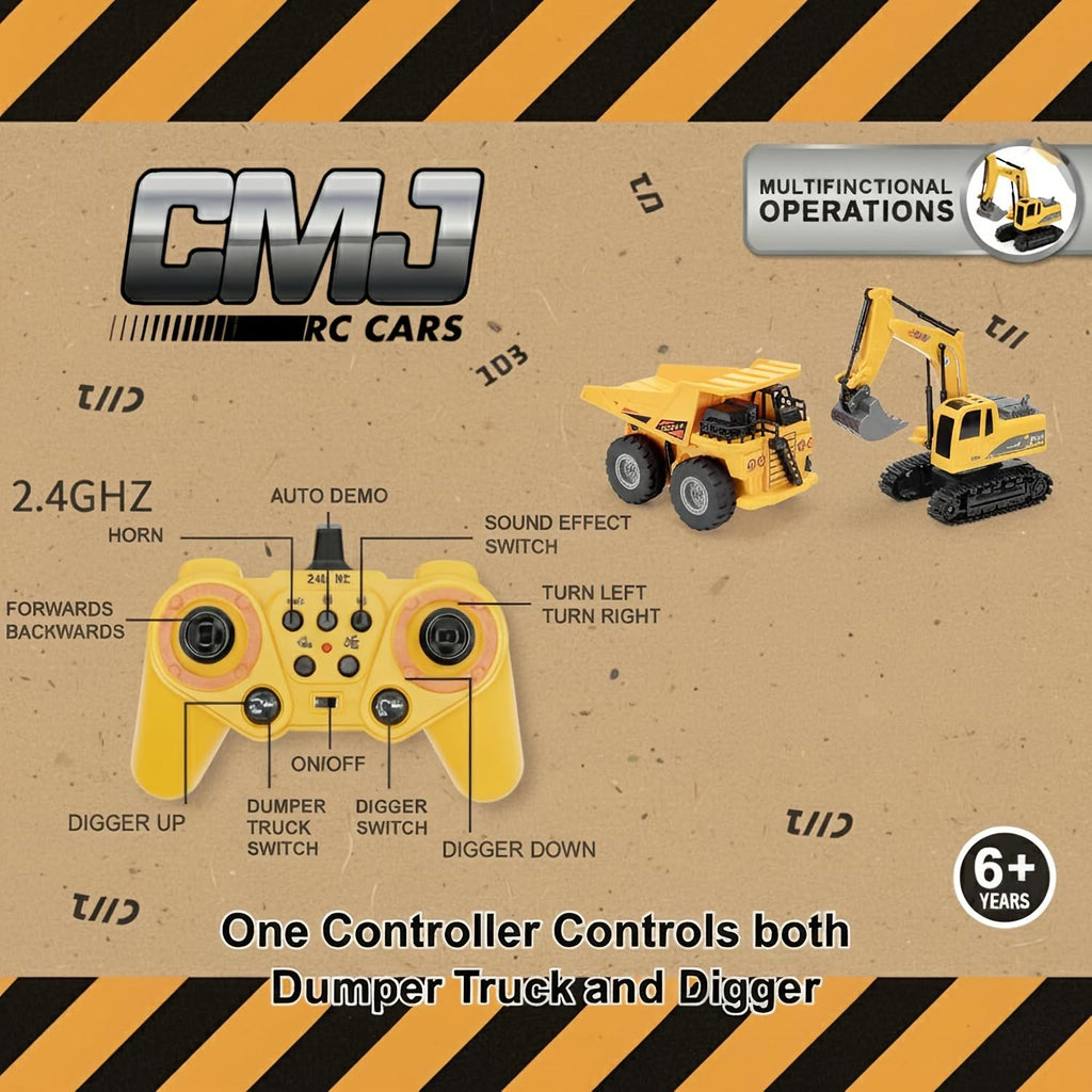 Remote Control Excavator Set For Kids' Educational Play – view 7