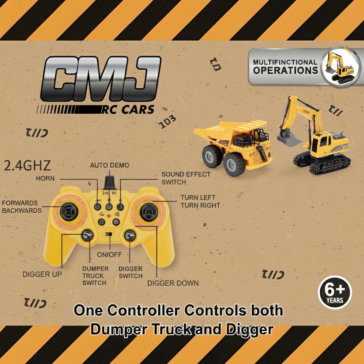 Remote Control Excavator Set For Kids' Educational Play – view 7