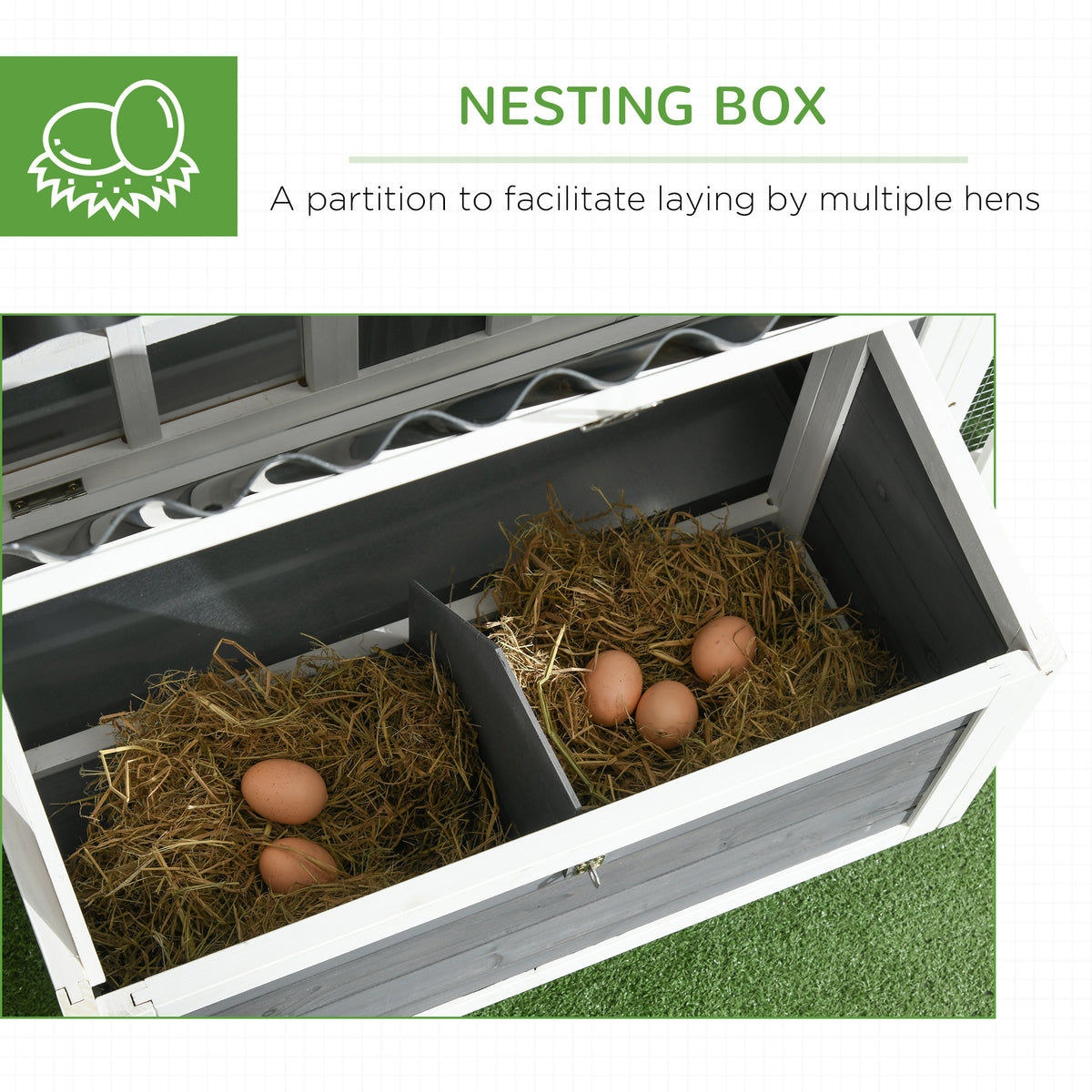 Wooden Chicken Coop with Run for 1-2 Chickens – view 7