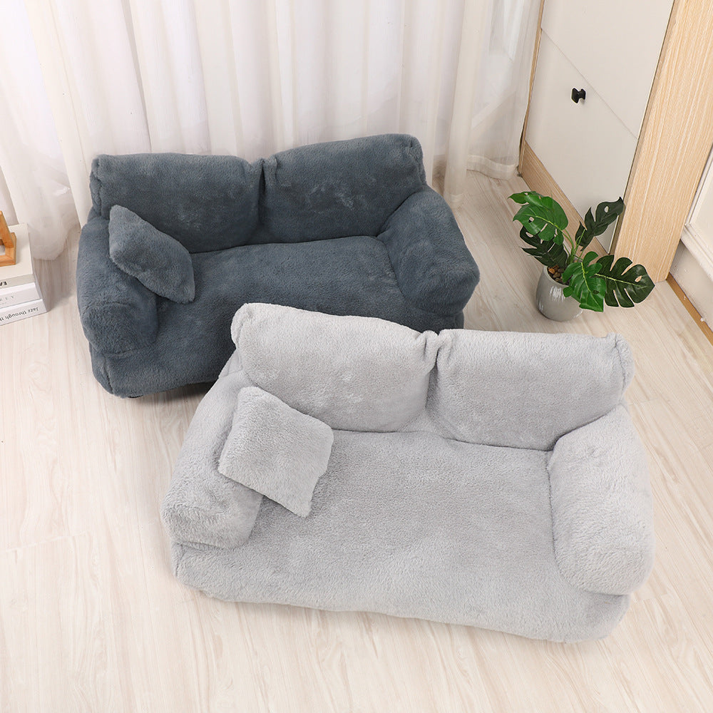 Warm Plush Small Pet Sofa Nest – view 7