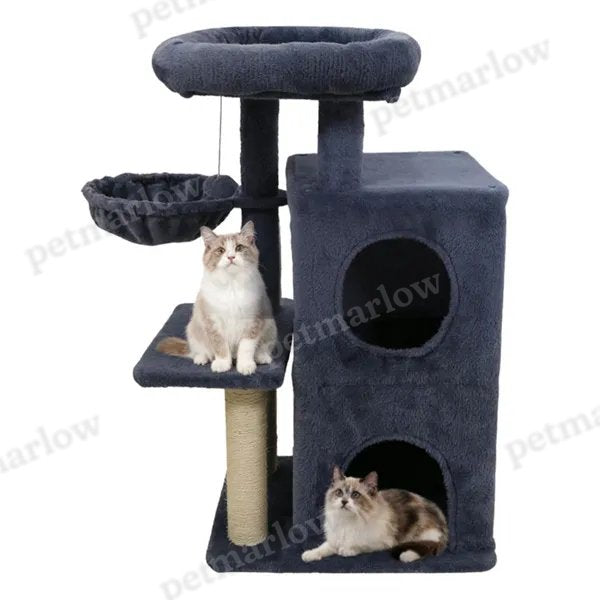 Dark Gray Multi-Level Cat Tree – view 6