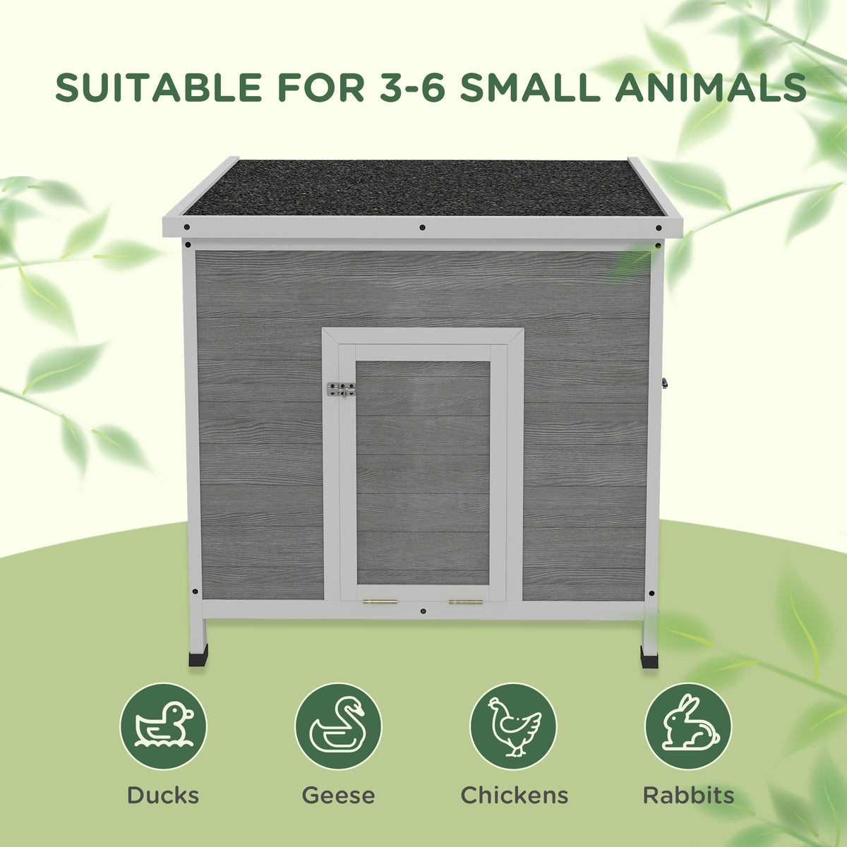 Wooden Duck Coop with Openable Roof and Removable Floor – view 7