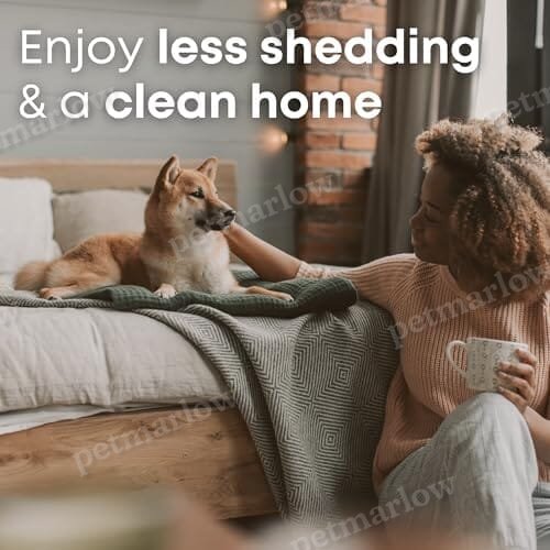 Dematting and Deshedding Comb for Dogs and Cats Grooming Tool – view 4