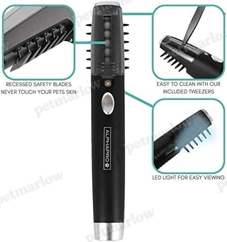 Dematting Comb for Dogs & Cats Painlessly Removes Knots & Tangles from Long Haired Dogs – view 2
