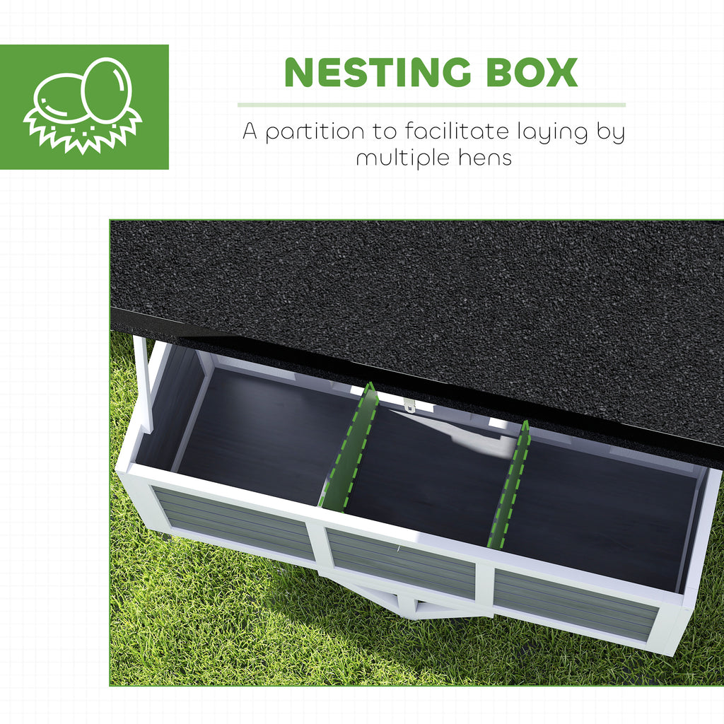 Chicken Coop with Wheels for Easy Mobility and Nesting Box – view 8