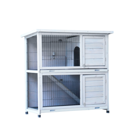 Rabbit Hutch Outdoor With Removable Trays for Small Animals – view 8