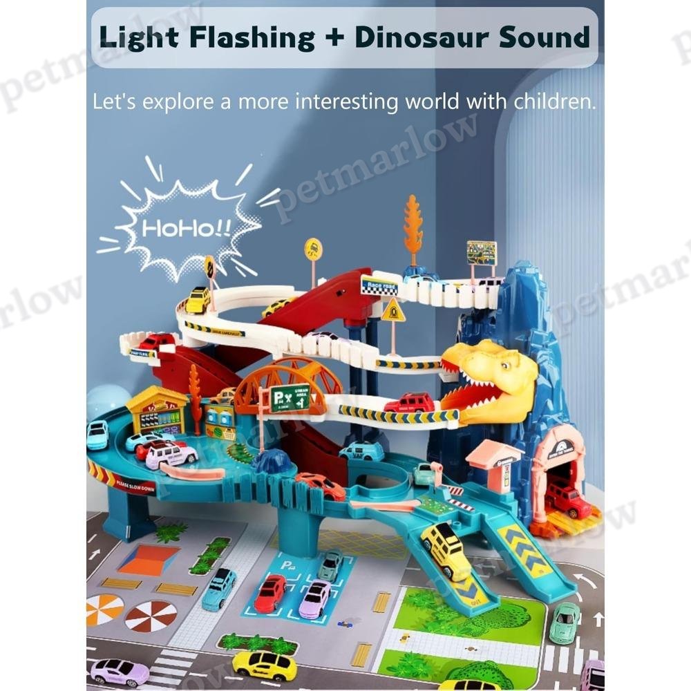 Dinosaur Mountain Adventure Track Toy Set for Kids – view 4