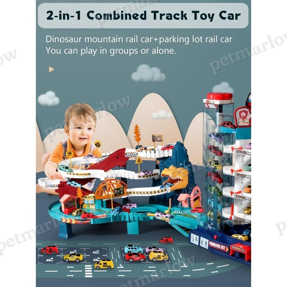Dinosaur Mountain Adventure Track Toy Set for Kids – view 5