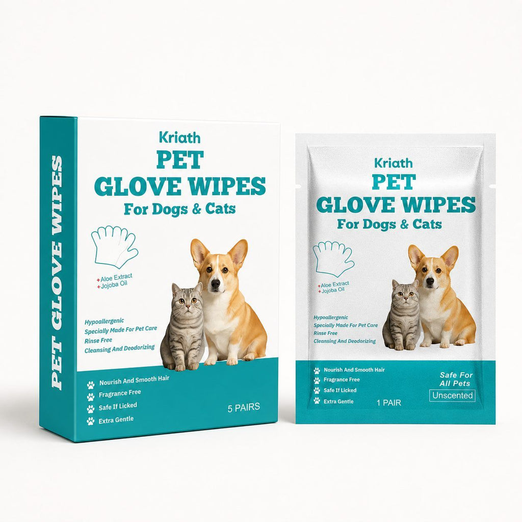 Disposable Pet Glove Wipes for Easy Cleaning