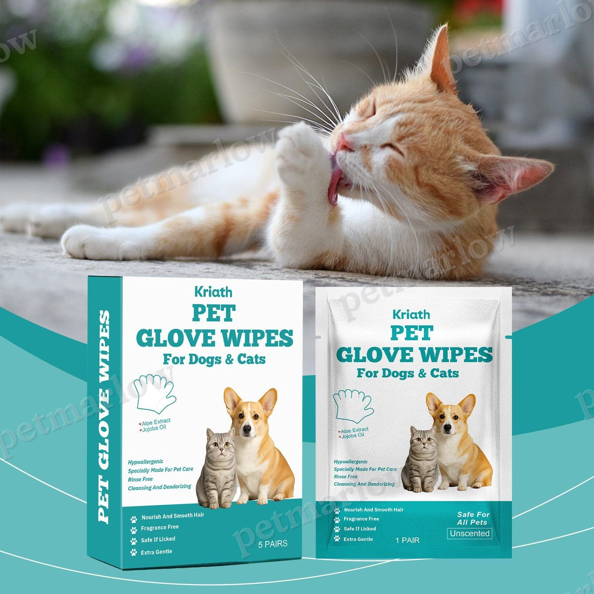 Disposable Pet Glove Wipes for Easy Cleaning – view 5