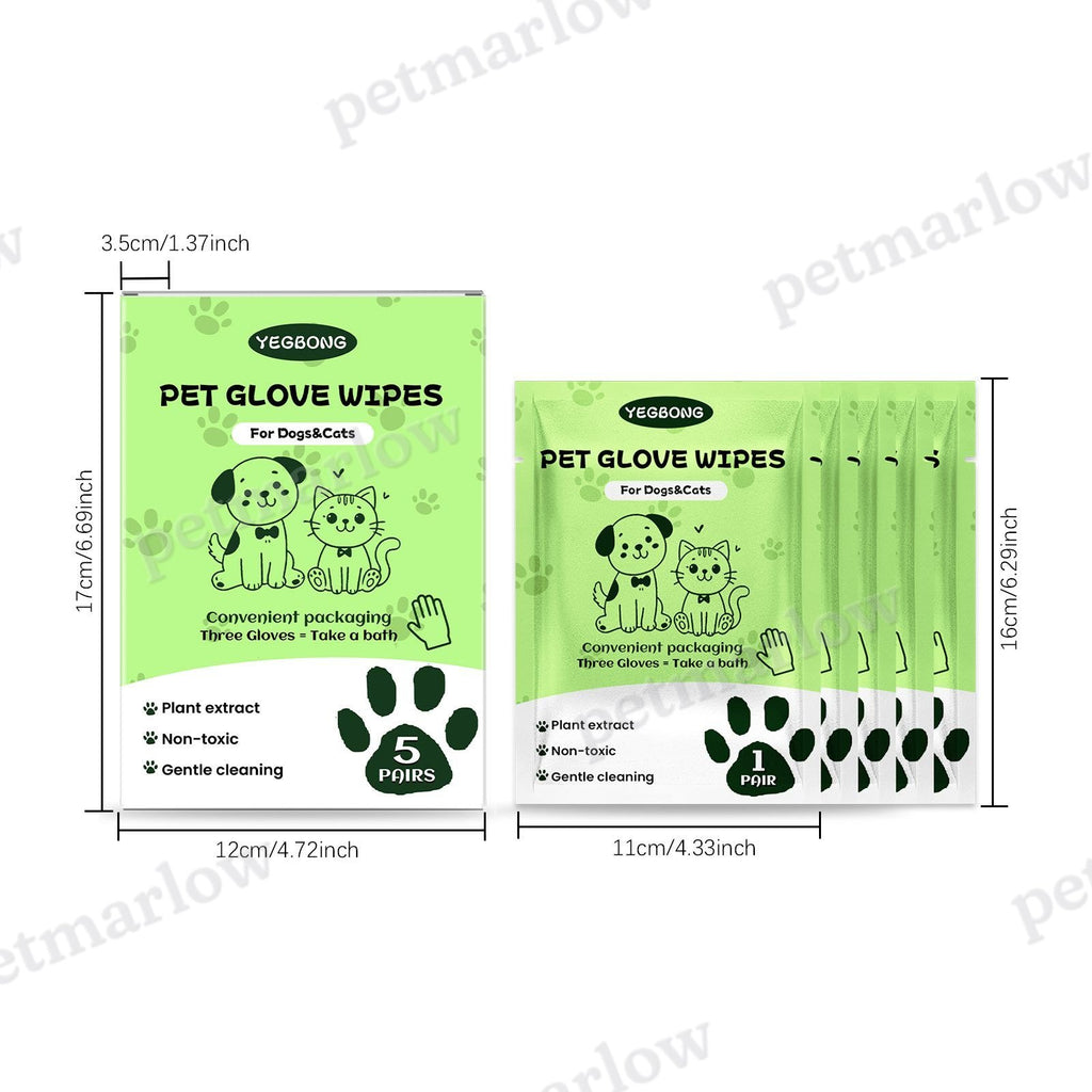 Disposable Pet Glove Wipes for Easy Coat Cleaning – view 2