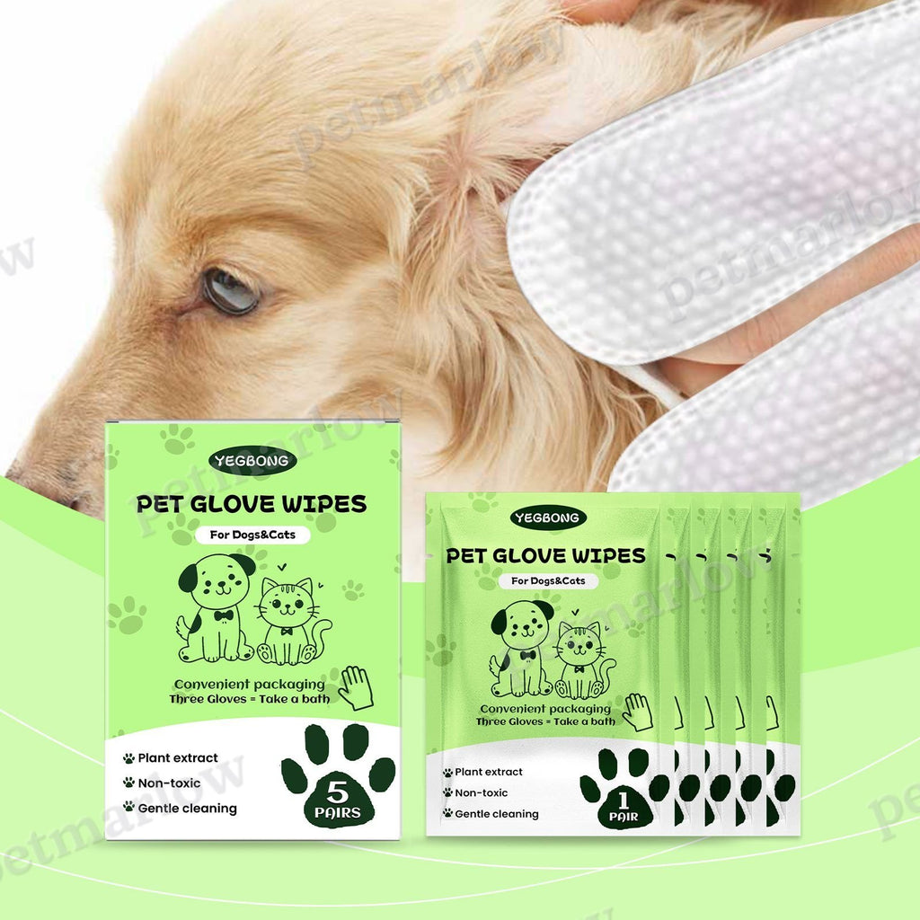 Disposable Pet Glove Wipes for Easy Coat Cleaning – view 3