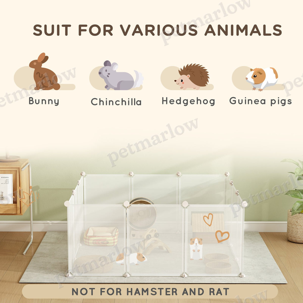 DIY Small Animal Playpen for Guinea Pigs and Hedgehogs – view 6
