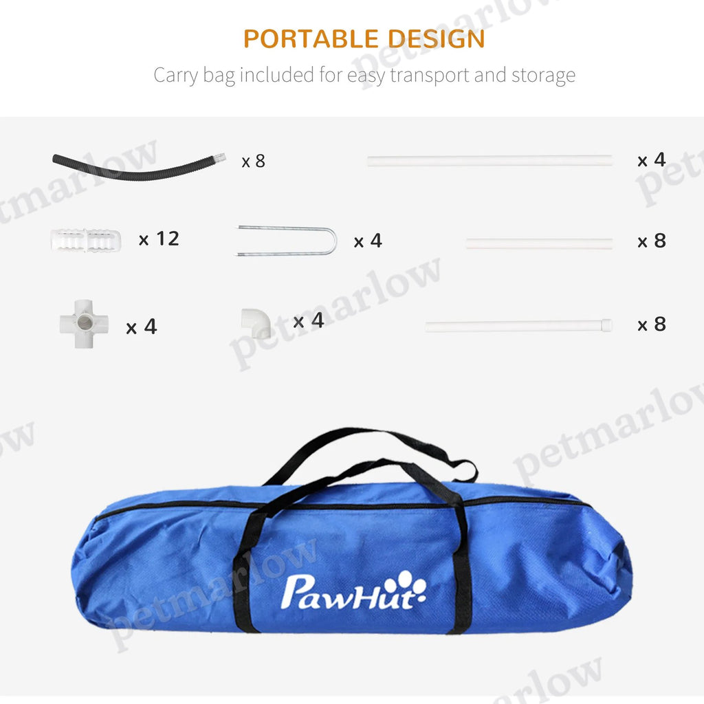 Dog Agility Kit with Weave Poles and Carry Bag – view 6
