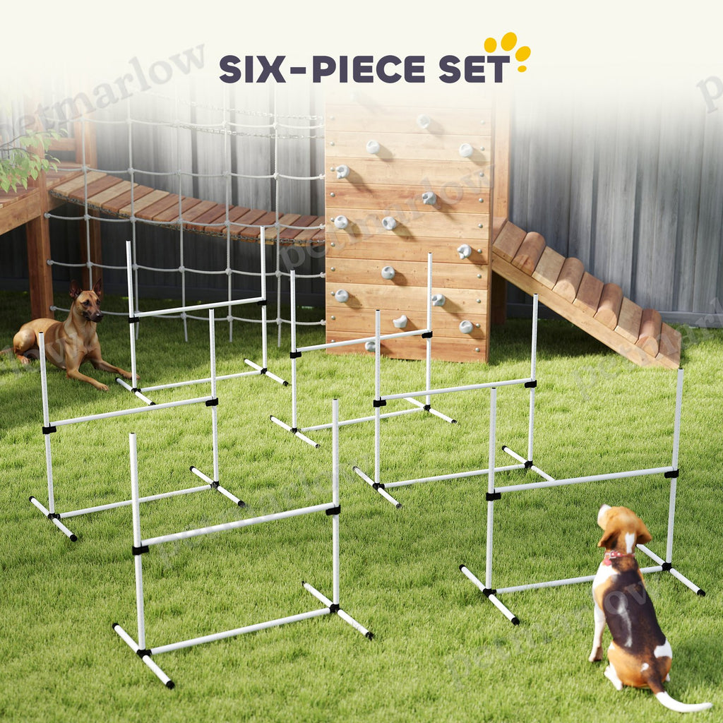 Dog Agility Set with Adjustable Jumps and Carry Bag – view 6