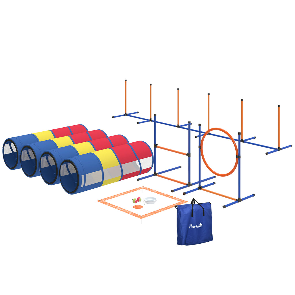 Dog Agility Training Equipment Set – multicolor / 700x670x150 mm
