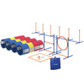 Dog Agility Training Equipment Set – multicolor / 700x670x150 mm