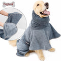 Dog Bathrobe Super Absorbent Pet Dog Cat Bath Towel Grooming Towel