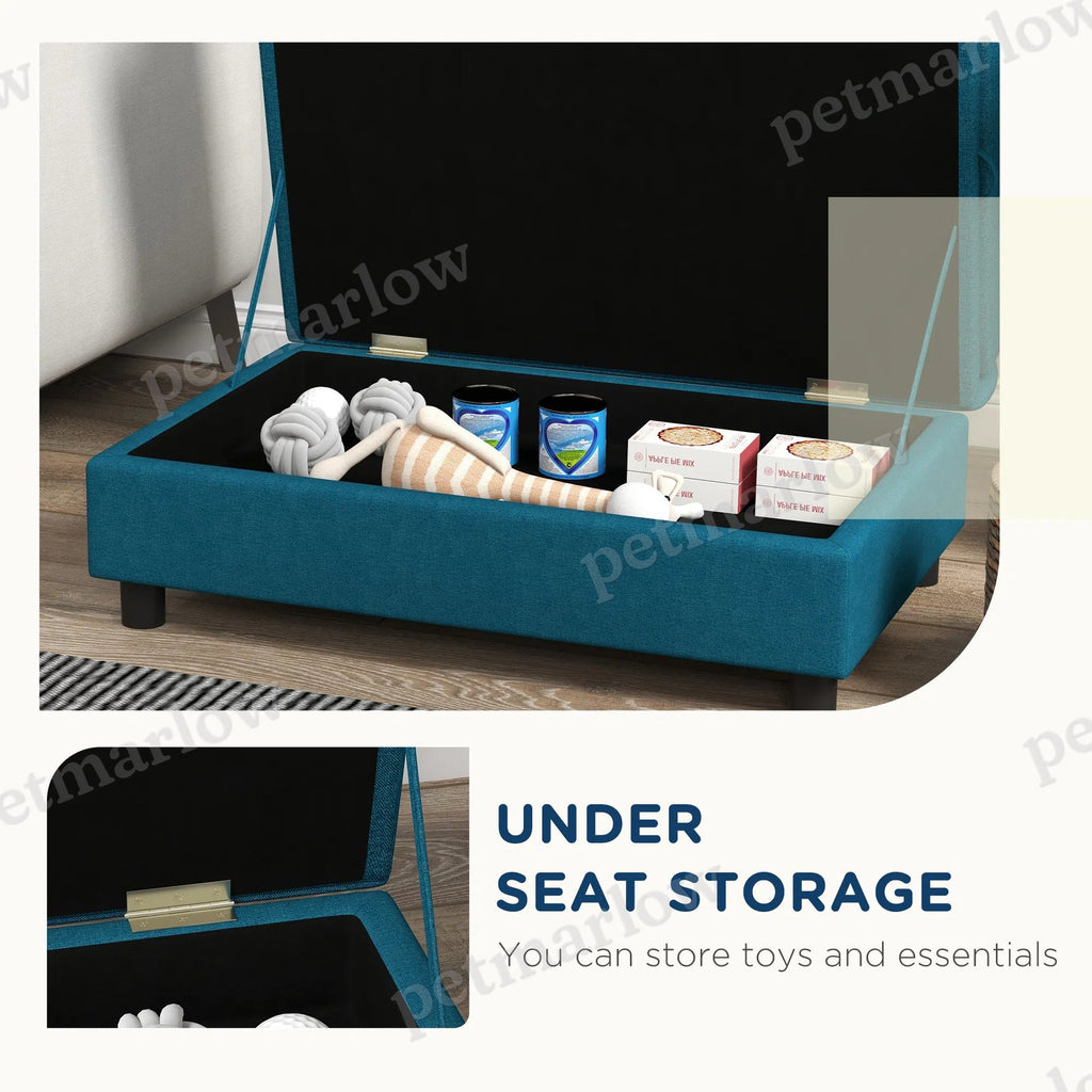 Dog Bed Pet Sofa with Storage for Small Dogs – view 4