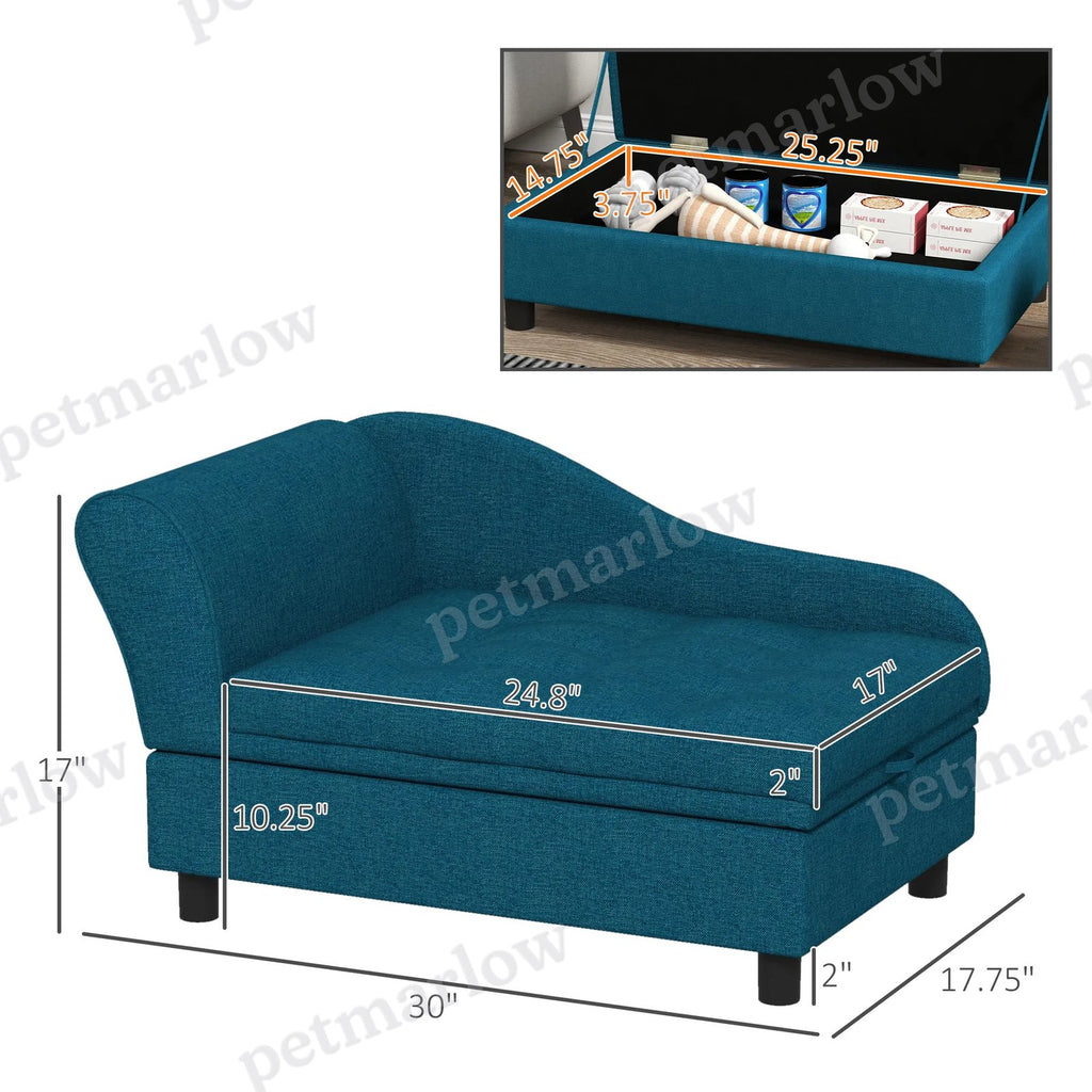 Dog Bed Pet Sofa with Storage for Small Dogs – view 5