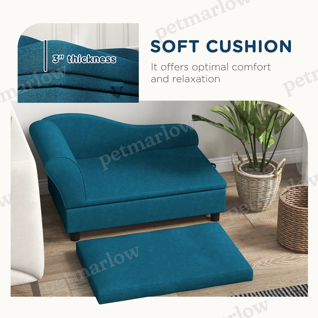 Dog Bed Pet Sofa with Storage for Small Dogs – view 6