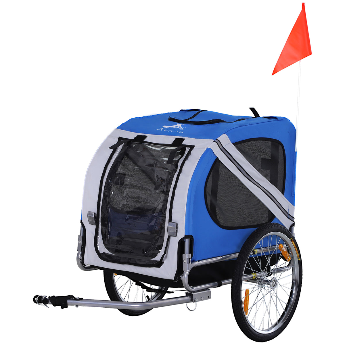 Dog Bike Trailer for Outdoor Adventures with Easy Folding Frame