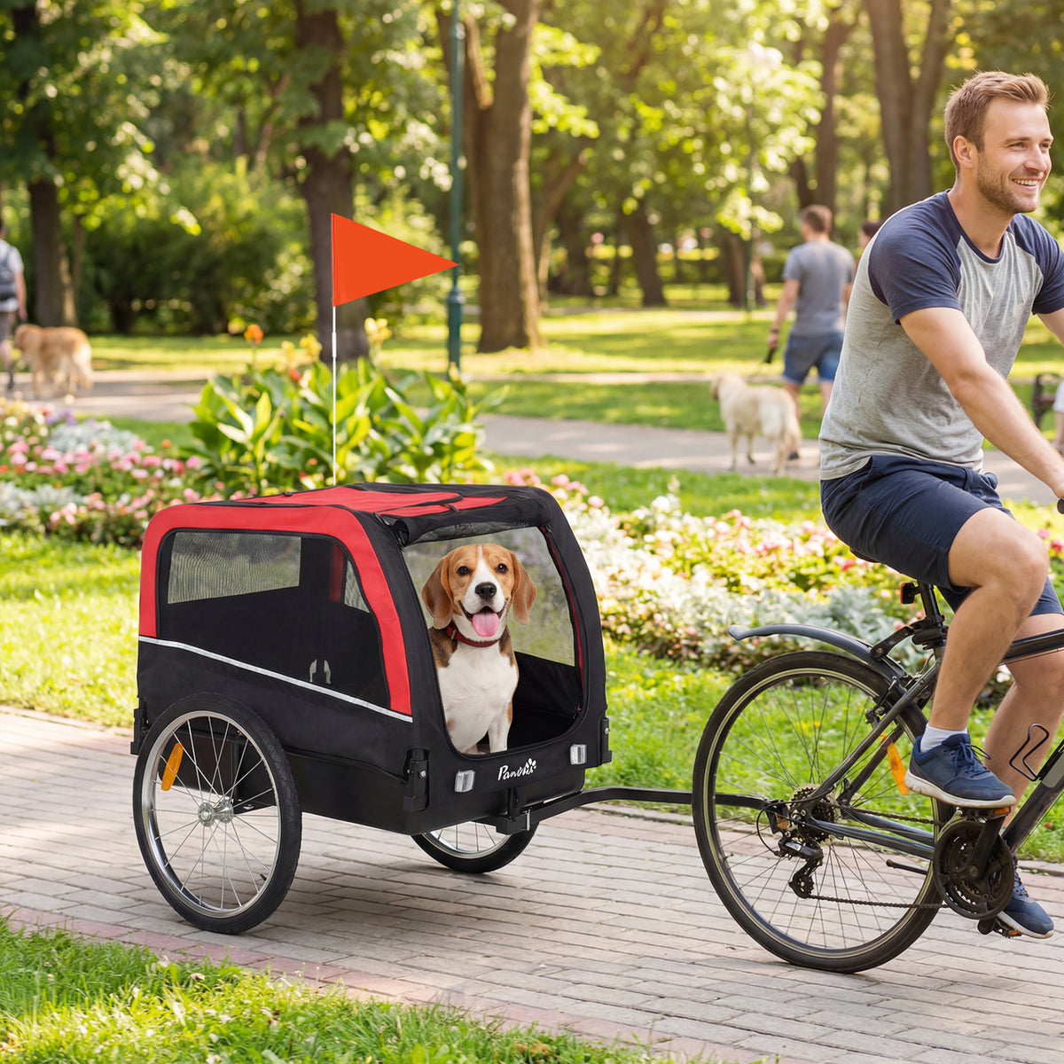 Dog Bike Trailer with 20" Air Tires