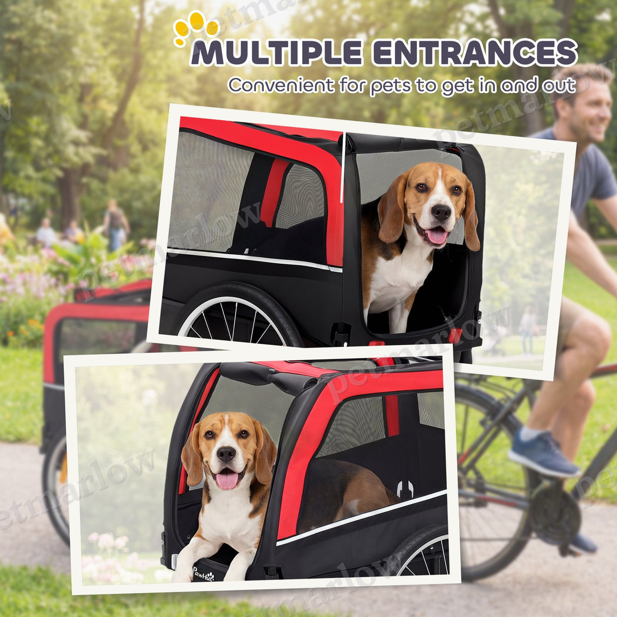 Dog Bike Trailer with 20" Air Tires – view 6