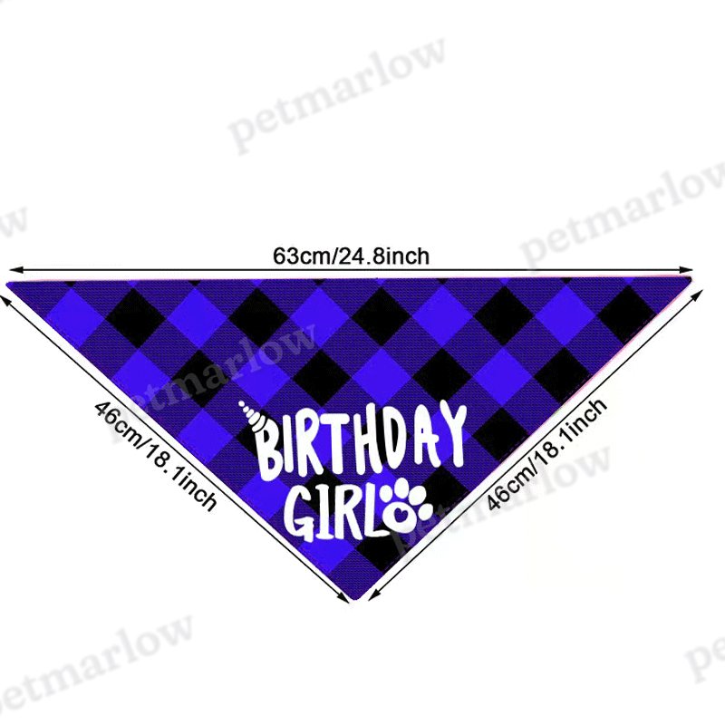 Dog Birthday Party Supplies Balloon Scarf Bow Tie Crown Hat Banner Pull Flag Pet Set – view 5