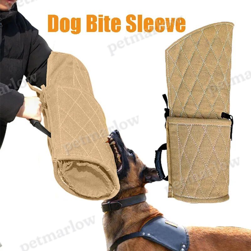 Dog Bite Sleeve With Handle Thickened Jute Training Young Arm Protection Safety Pet Dog Bite Sleeve – view 3