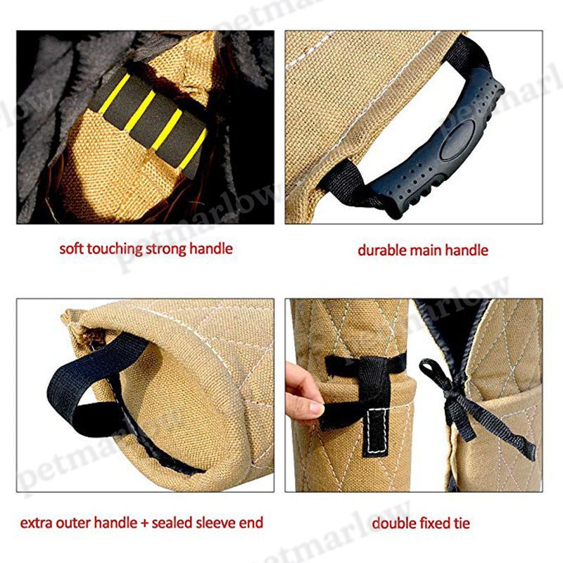 Dog Bite Sleeve With Handle Thickened Jute Training Young Arm Protection Safety Pet Dog Bite Sleeve – view 5