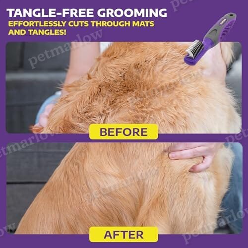 Dog Brush for Tangles and Knots for Long and Short Haired Dogs – view 4