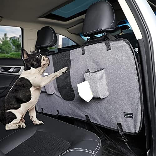 Dog Car Barrier Vehicle Pet Barrier Backseat Mesh Dog Car Divider Net with Adjusting Rope