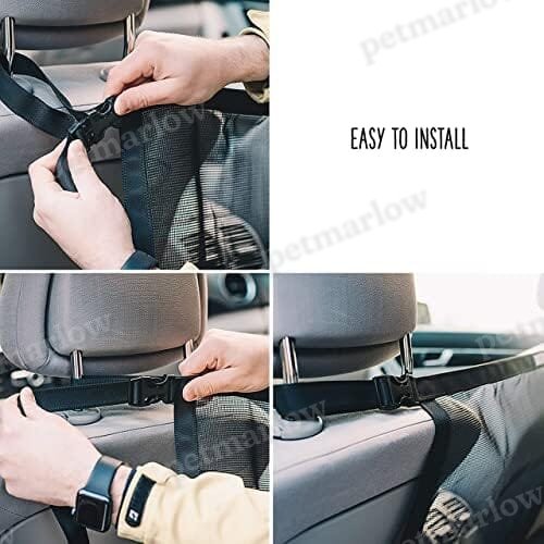 Dog Car Net Barrier Universal Fit Sturdy Mesh Easy to Install – view 4
