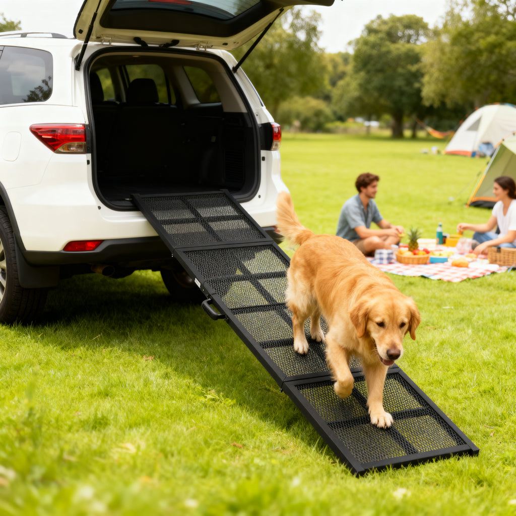 Dog Car Ramp, 75" x 20" Folding Portable Ramp