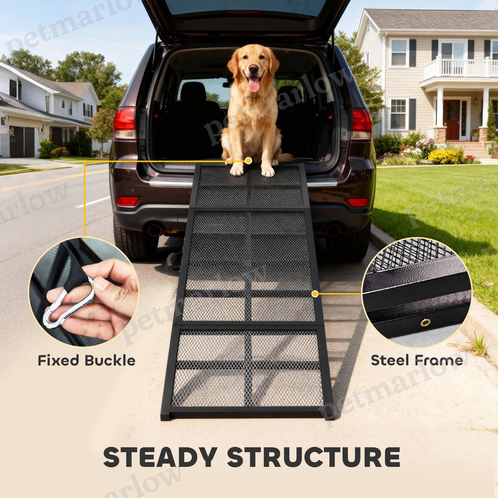 Dog Car Ramp, 75" x 20" Folding Portable Ramp – view 3