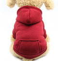 Dog clothes autumn new Teddy cat than bear puppy puppies Thin summer spring and autumn winter pockets sweater – red / XXL