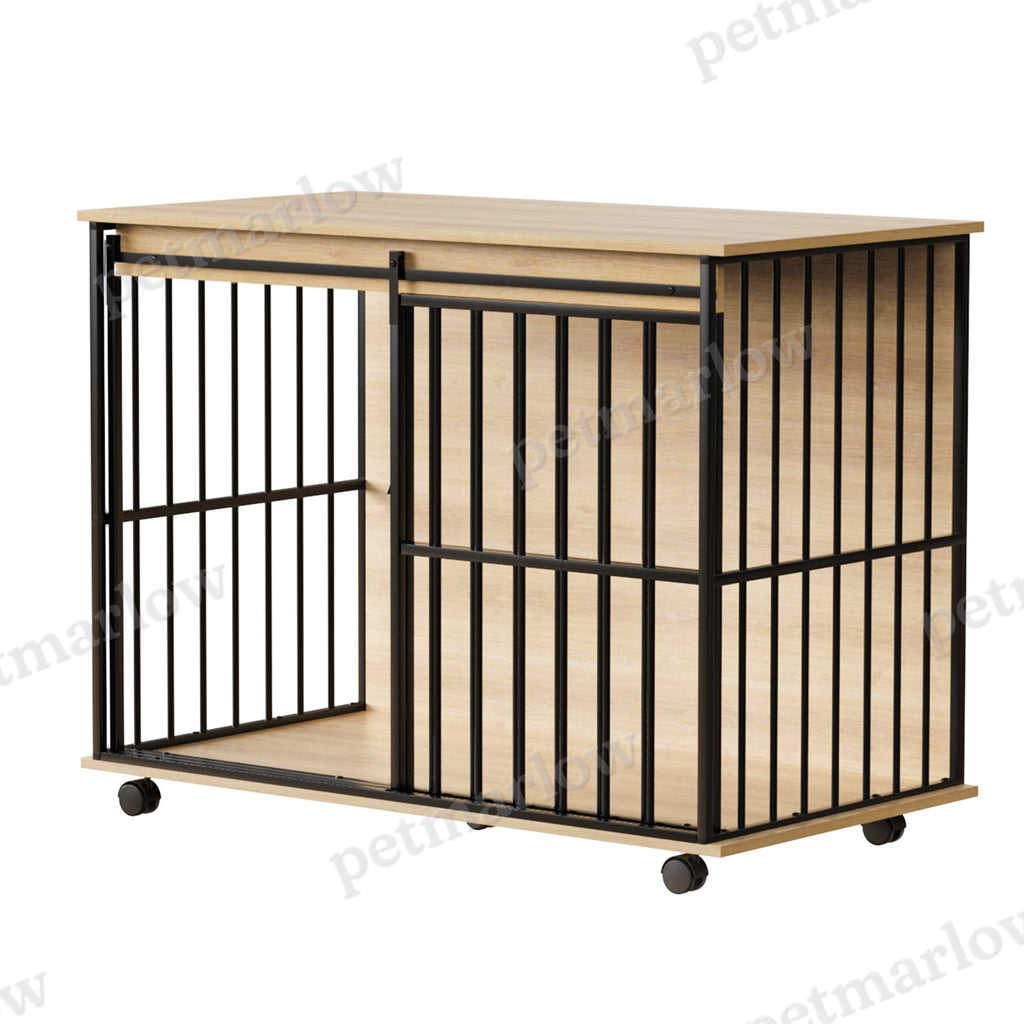 Large Wooden Dog Crate Furniture – view 6