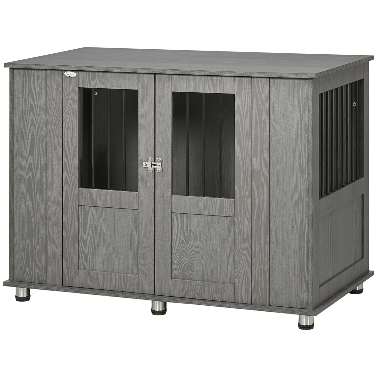 Dog Crate Furniture with Lockable Magnetic Door for Indoor Use