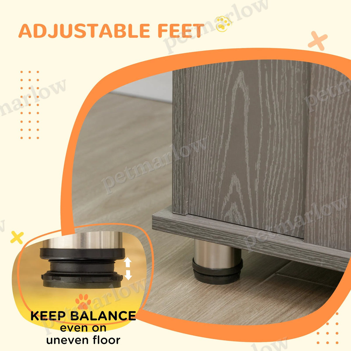 Dog Crate Furniture with Lockable Magnetic Door for Indoor Use – view 5