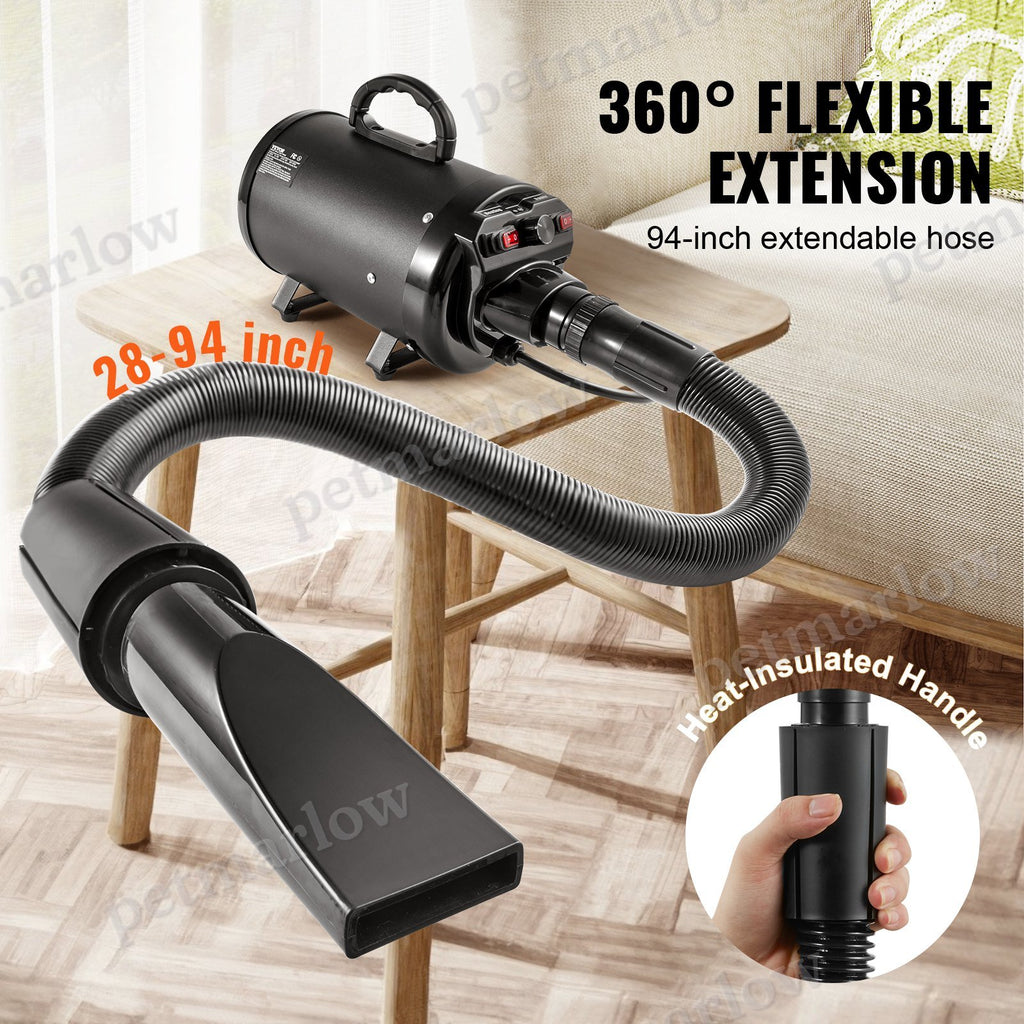 Dog Blow Dryer with Adjustable Speed and Temperature Control – view 5