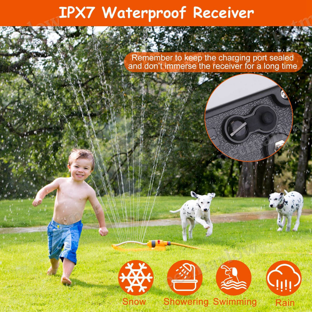 Dog Fence System with Adjustable Levels and Waterproof Receiver – view 4