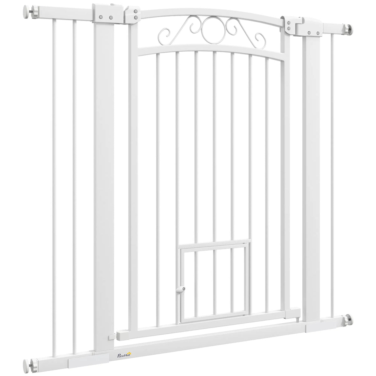 Walk Through Dog Gate with Small Pet Door
