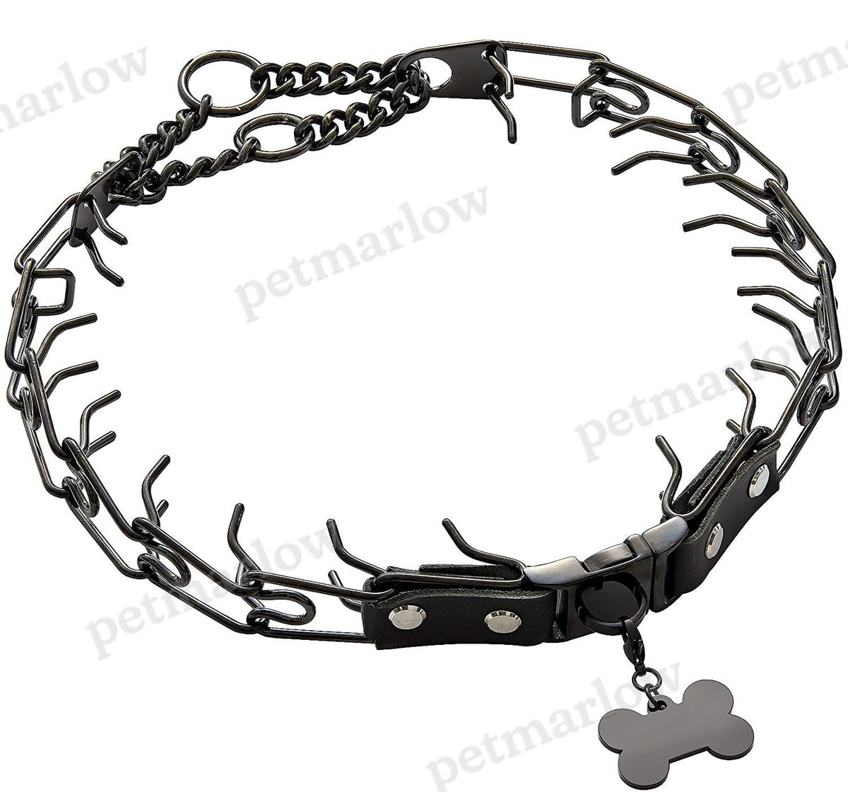 Dog Gold Chain Collar Pet Dog Stimulation Training Neck Stainless Steel Collar – view 4
